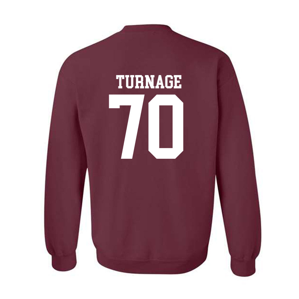 Mississippi State - NCAA Football : Breyden Turnage - Classic Shersey Crewneck Sweatshirt-1