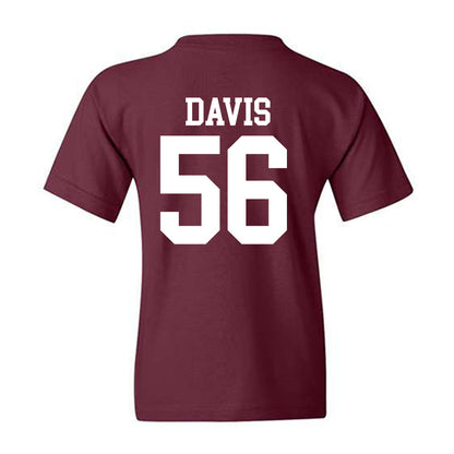 Mississippi State - NCAA Football : Wesley Davis - Classic Shersey Youth T-Shirt-1