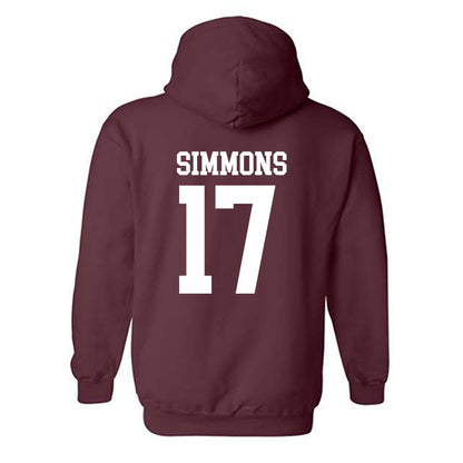 Mississippi State - NCAA Baseball : Stone Simmons - Classic Shersey Hooded Sweatshirt-1