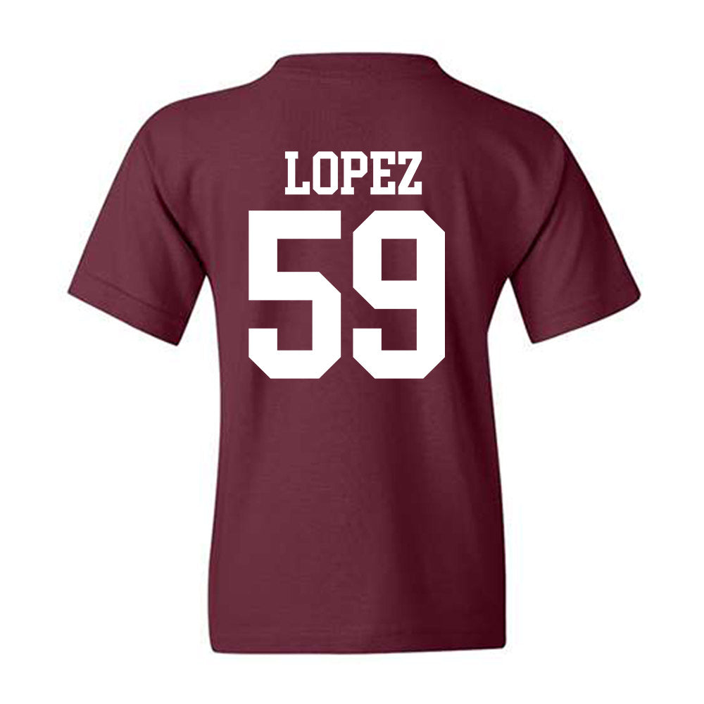 Mississippi State - NCAA Football : Alex Lopez - Classic Shersey Youth T-Shirt-1