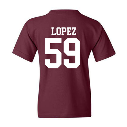 Mississippi State - NCAA Football : Alex Lopez - Classic Shersey Youth T-Shirt-1