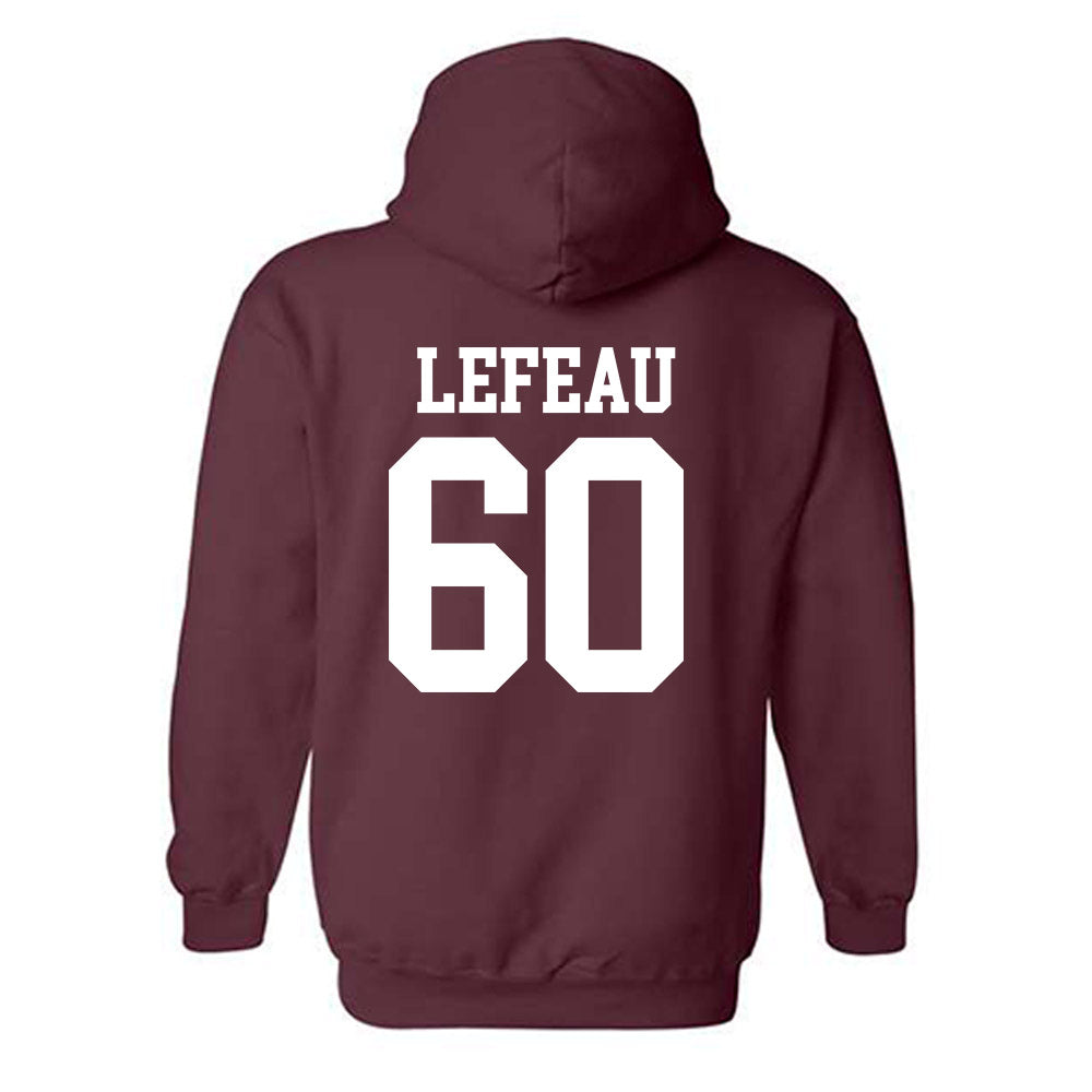 Mississippi State - NCAA Football : Matthew Lefeau - Classic Shersey Hooded Sweatshirt-1