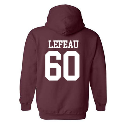 Mississippi State - NCAA Football : Matthew Lefeau - Classic Shersey Hooded Sweatshirt-1
