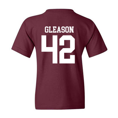 Mississippi State - NCAA Baseball : Jack Gleason - Classic Shersey Youth T-Shirt-1