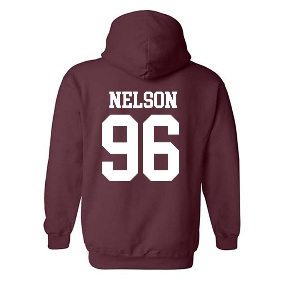 Mississippi State - NCAA Football : John Nelson - Classic Shersey Hooded Sweatshirt-1