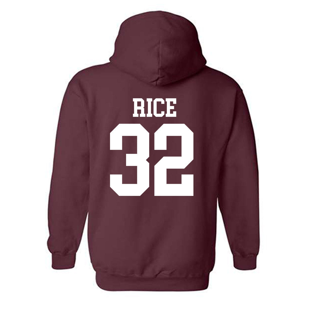 Mississippi State - NCAA Football : AJ Rice - Classic Shersey Hooded Sweatshirt-1
