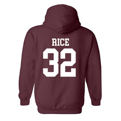 Mississippi State - NCAA Football : AJ Rice - Classic Shersey Hooded Sweatshirt-1