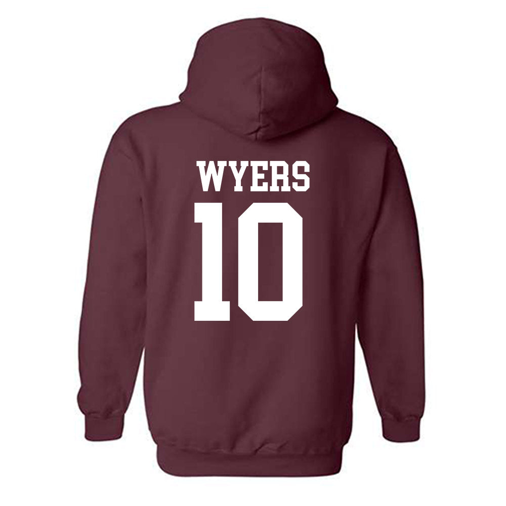 Mississippi State - NCAA Baseball : Drew Wyers - Classic Shersey Hooded Sweatshirt-1