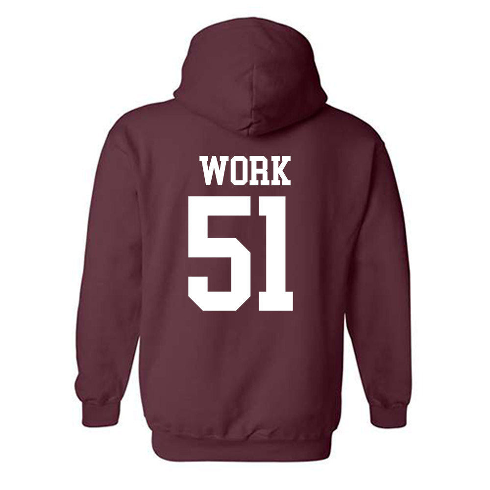 Mississippi State - NCAA Football : Luke Work - Classic Shersey Hooded Sweatshirt