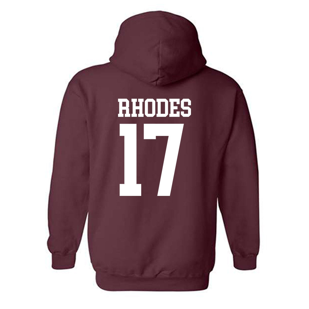 Mississippi State - NCAA Baseball : Parker Rhodes - Classic Shersey Hooded Sweatshirt-1