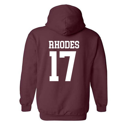 Mississippi State - NCAA Baseball : Parker Rhodes - Classic Shersey Hooded Sweatshirt-1