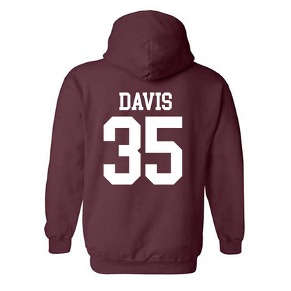Mississippi State - NCAA Baseball : Ben Davis - Classic Shersey Hooded Sweatshirt-1
