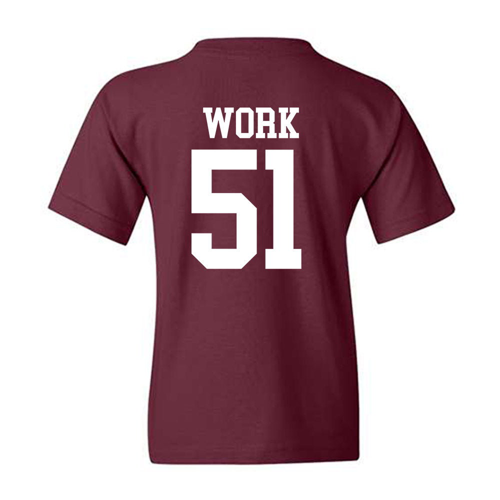 Mississippi State - NCAA Football : Luke Work - Classic Shersey Youth T-Shirt-1