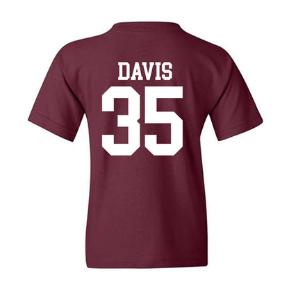 Mississippi State - NCAA Baseball : Ben Davis - Classic Shersey Youth T-Shirt-1