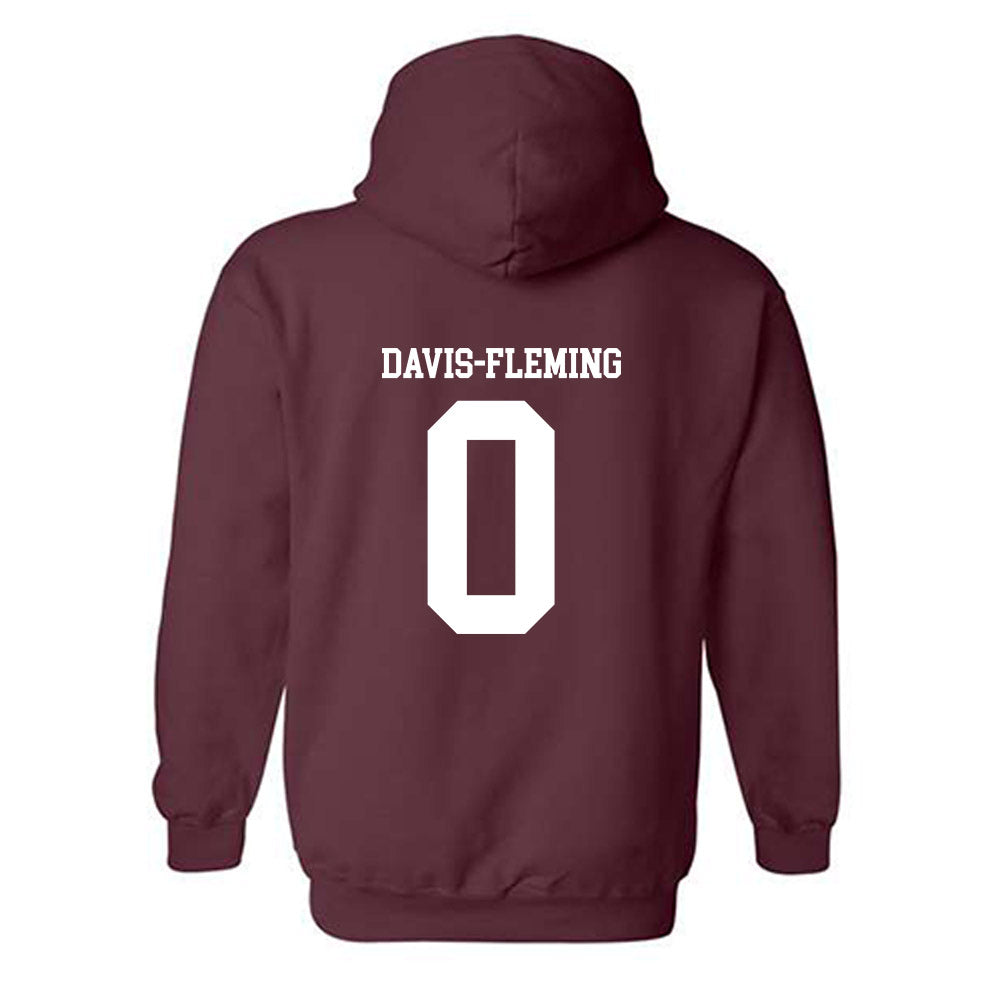 Mississippi State - NCAA Men's Basketball : Jamarion Davis-Fleming - Classic Shersey Hooded Sweatshirt-1