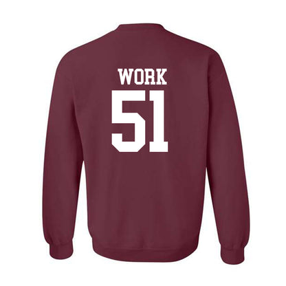 Mississippi State - NCAA Football : Luke Work - Classic Shersey Crewneck Sweatshirt-1