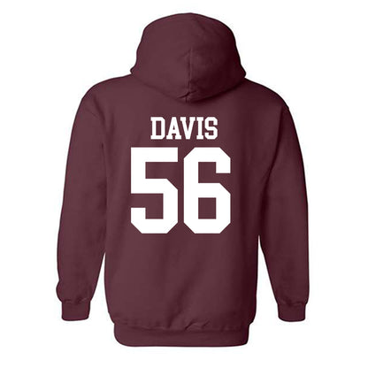 Mississippi State - NCAA Football : Wesley Davis - Classic Shersey Hooded Sweatshirt-1