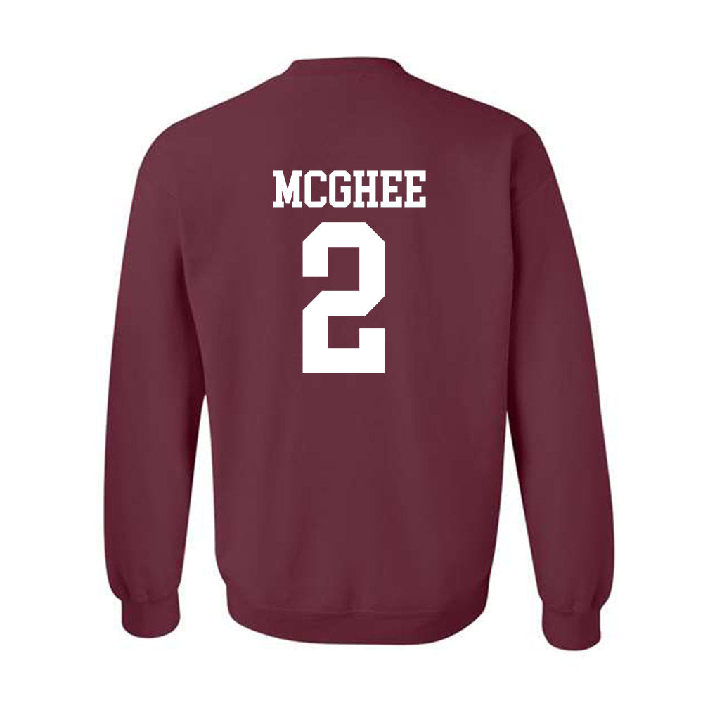 Mississippi State - NCAA Men's Basketball : Jaborri Mcghee - Classic Shersey Crewneck Sweatshirt-1