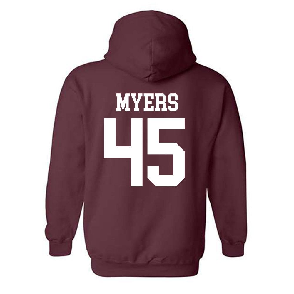 Mississippi State - NCAA Football : Ethan Myers - Classic Shersey Hooded Sweatshirt-1