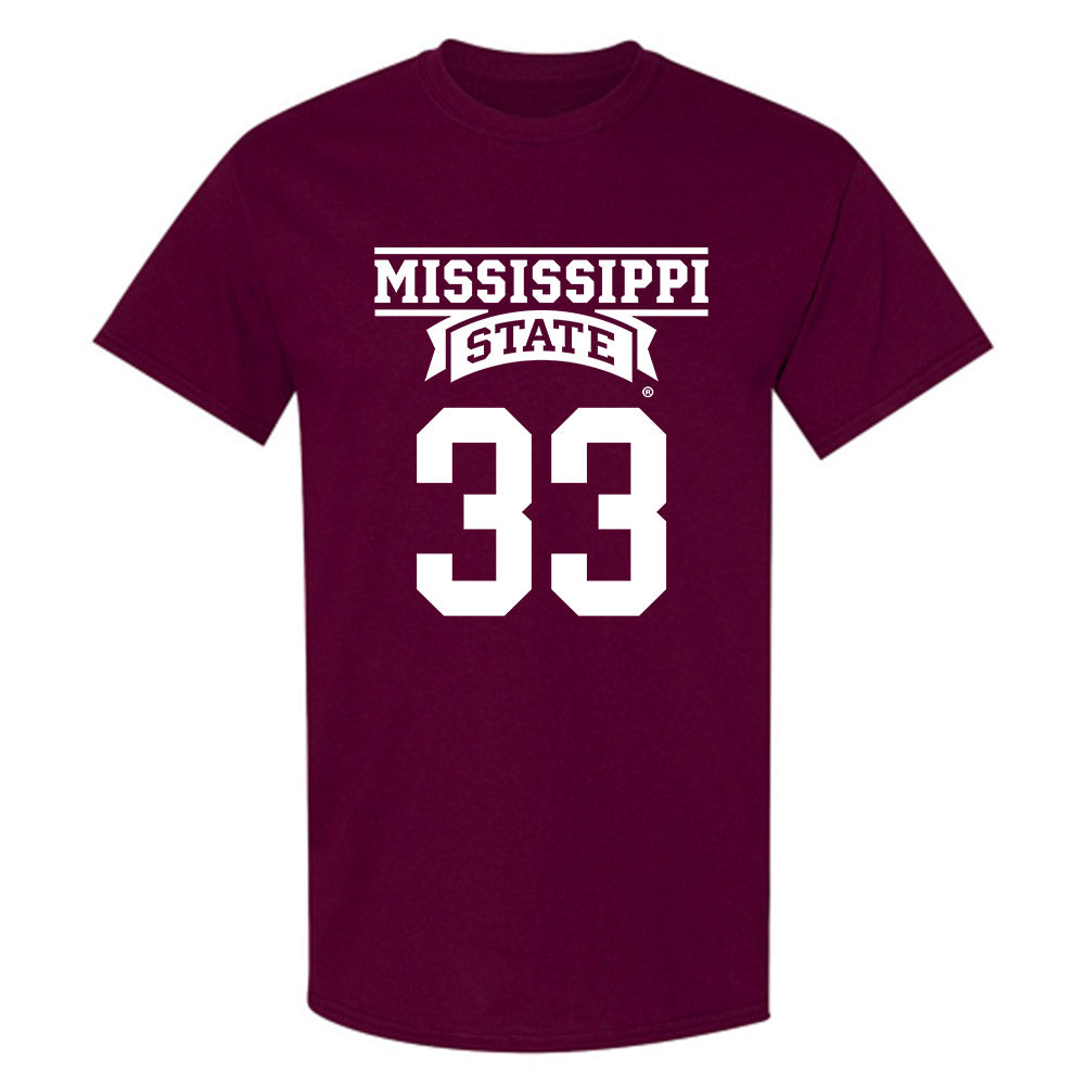 Mississippi State - NCAA Baseball : Blake Bevis - Classic Shersey T-Shirt-0