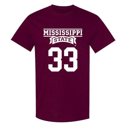 Mississippi State - NCAA Baseball : Blake Bevis - Classic Shersey T-Shirt-0