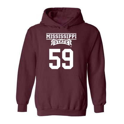 Mississippi State - NCAA Football : Alex Lopez - Classic Shersey Hooded Sweatshirt-0