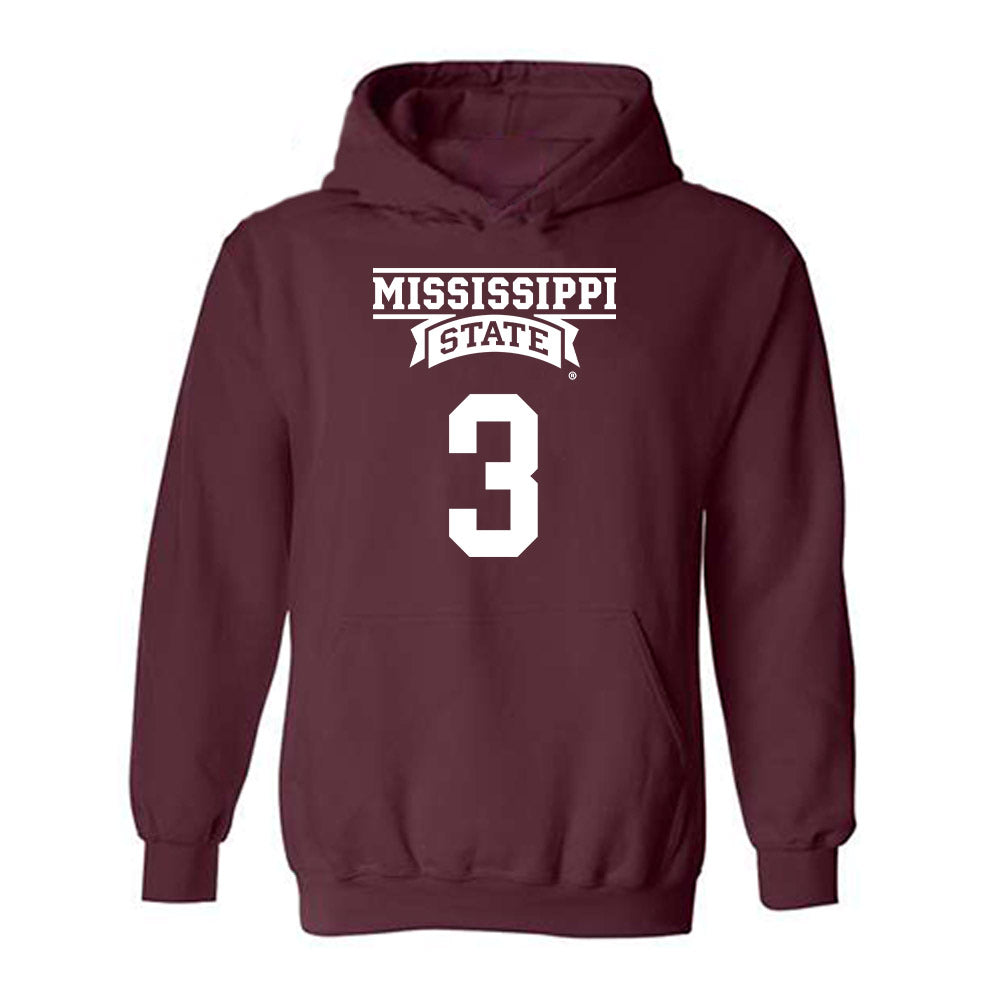 Mississippi State - NCAA Football : Brylan Lanier - Classic Shersey Hooded Sweatshirt-0