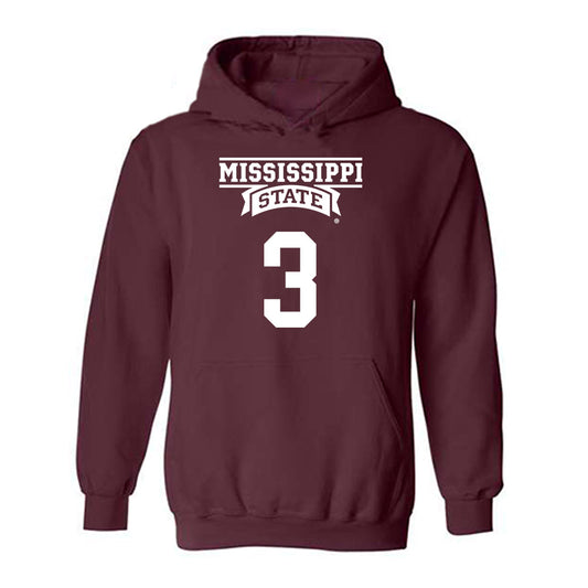 Mississippi State - NCAA Football : Brylan Lanier - Classic Shersey Hooded Sweatshirt-0