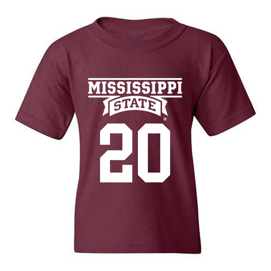 Mississippi State - NCAA Baseball : Maddox Miller - Classic Shersey Youth T-Shirt-0