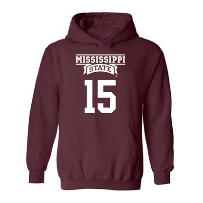 Mississippi State - NCAA Men's Basketball : Quincy Ballard - Classic Shersey Hooded Sweatshirt-0