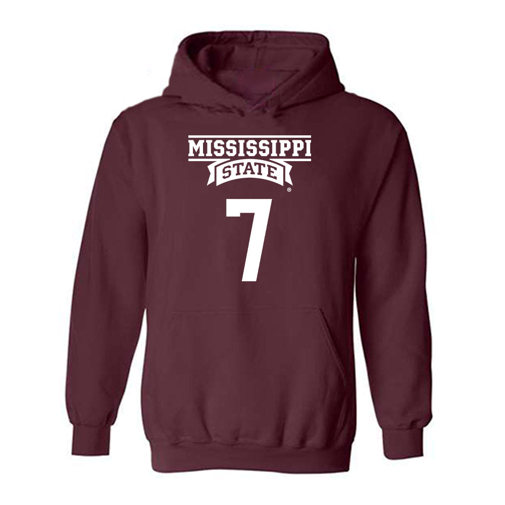 Mississippi State - NCAA Football : Zakari Tillman - Classic Shersey Hooded Sweatshirt-0