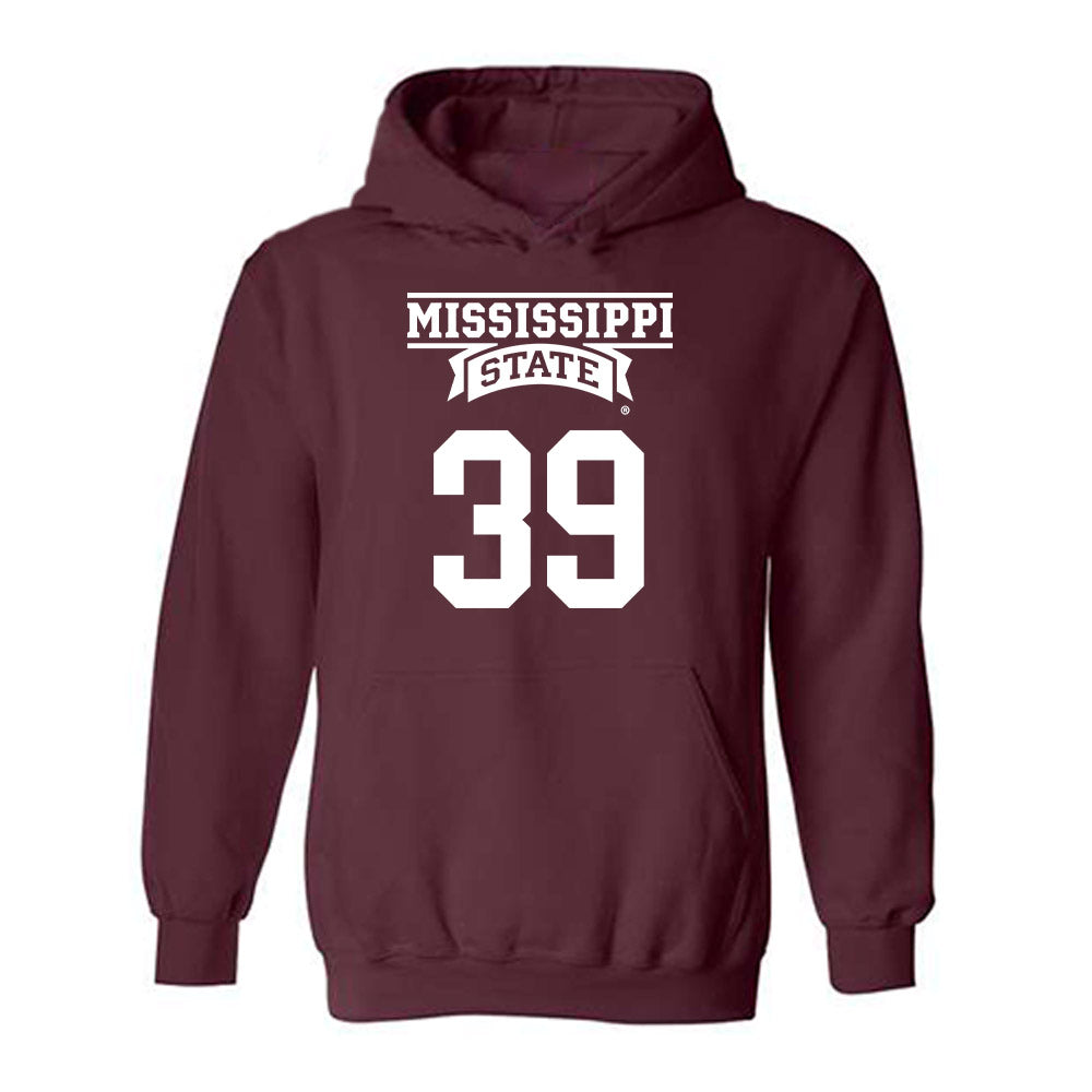 Mississippi State - NCAA Baseball : Graham Yntema - Classic Shersey Hooded Sweatshirt-0