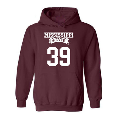 Mississippi State - NCAA Baseball : Graham Yntema - Classic Shersey Hooded Sweatshirt-0
