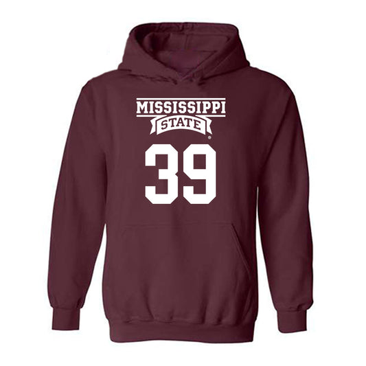 Mississippi State - NCAA Baseball : Graham Yntema - Classic Shersey Hooded Sweatshirt-0