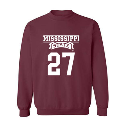 Mississippi State - NCAA Football : Jykeveous Hibbler - Classic Shersey Crewneck Sweatshirt-0