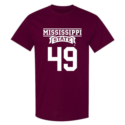 Mississippi State - NCAA Baseball : Gatlin Sanders - Classic Shersey T-Shirt-0
