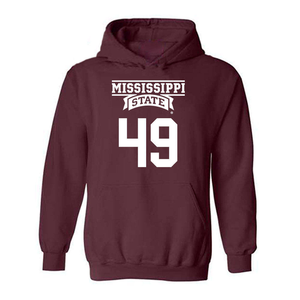 Mississippi State - NCAA Baseball : Gatlin Sanders - Classic Shersey Hooded Sweatshirt-0