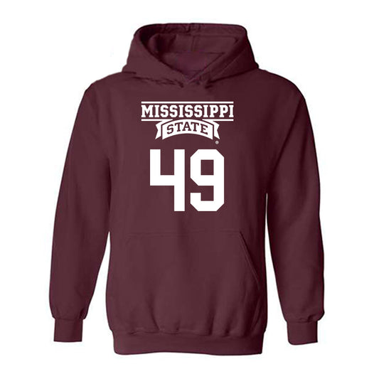 Mississippi State - NCAA Baseball : Gatlin Sanders - Classic Shersey Hooded Sweatshirt-0