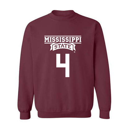 Mississippi State - NCAA Baseball : Tomas Valincius - Classic Shersey Crewneck Sweatshirt-0