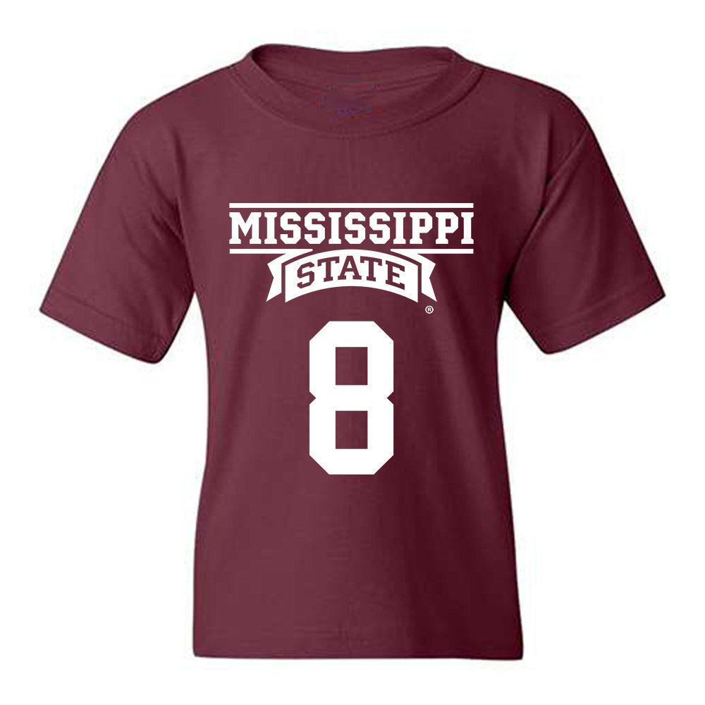 Mississippi State - NCAA Baseball : Charlie Foster - Classic Shersey Youth T-Shirt-0