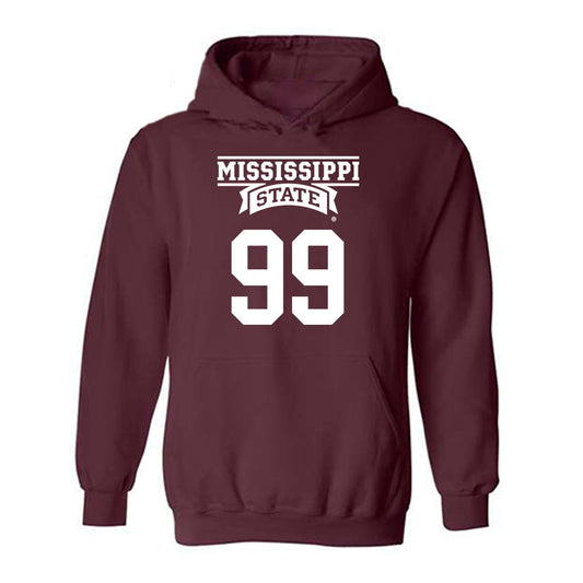 Mississippi State - NCAA Football : Jamarcus Moye - Classic Shersey Hooded Sweatshirt-0