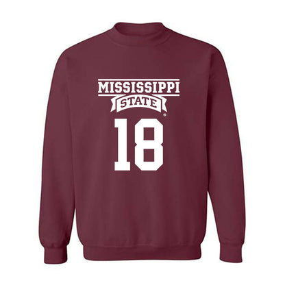 Mississippi State - NCAA Baseball : Johnny Long - Crewneck Sweatshirt Classic Shersey