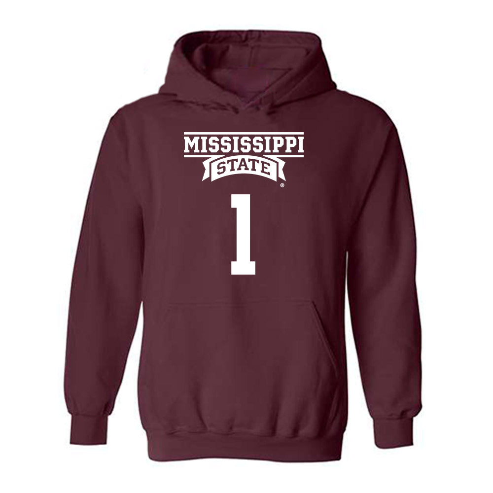 Mississippi State - NCAA Football : Kelley Jones - Classic Shersey Hooded Sweatshirt-0