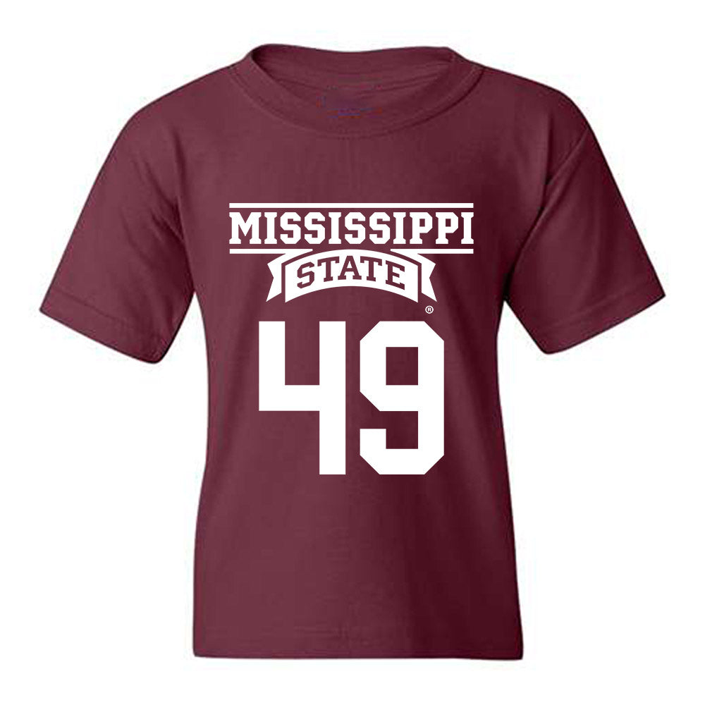 Mississippi State - NCAA Baseball : Gatlin Sanders - Classic Shersey Youth T-Shirt-0