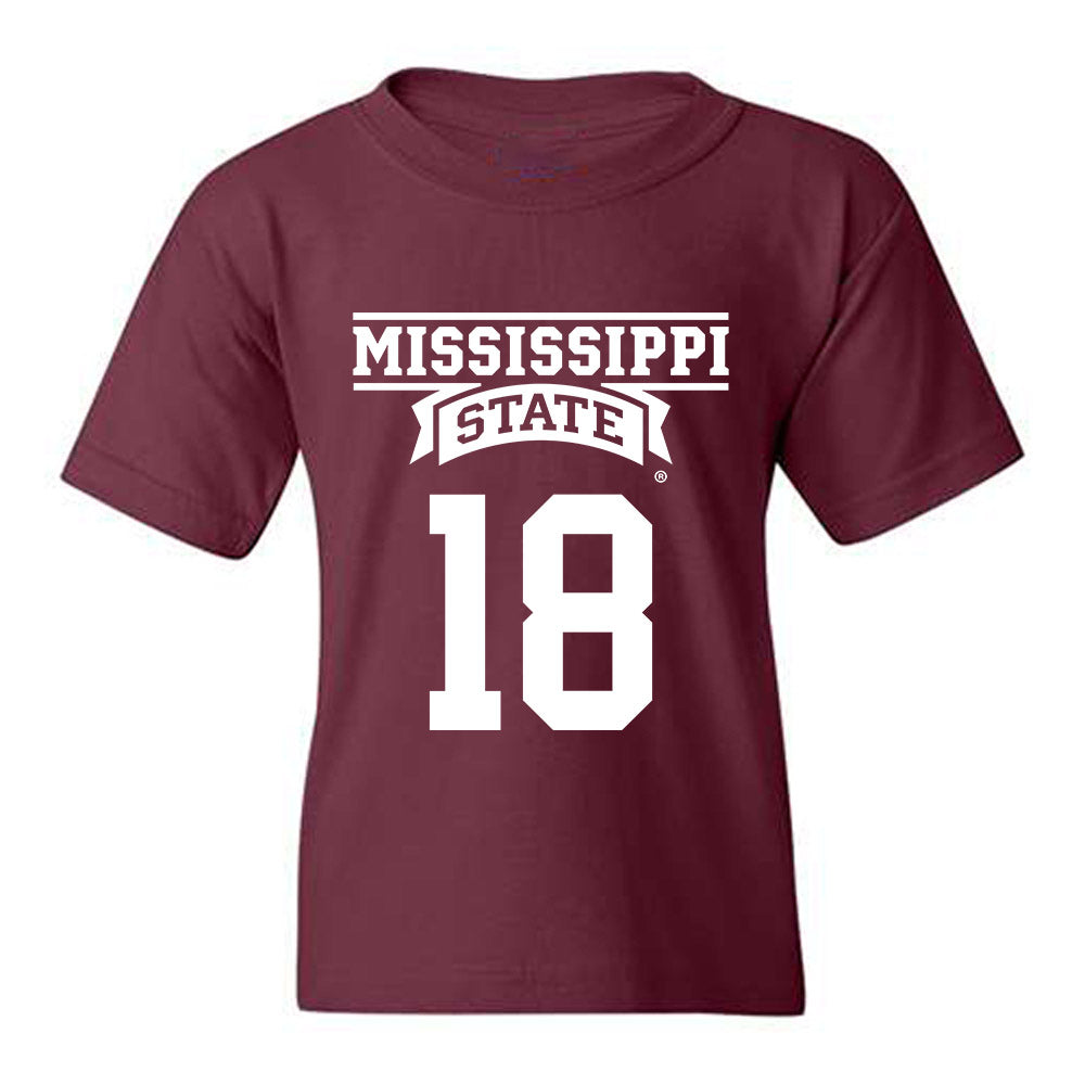 Mississippi State - NCAA Baseball : Noah Sullivan - Classic Shersey Youth T-Shirt-0