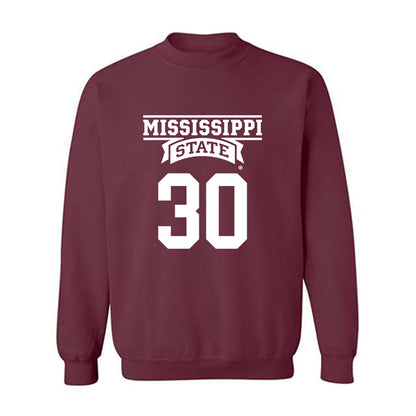 Mississippi State - NCAA Baseball : Jackson Logar - Classic Shersey Crewneck Sweatshirt-0