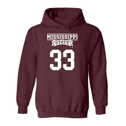 Mississippi State - NCAA Baseball : Blake Bevis - Classic Shersey Hooded Sweatshirt-0