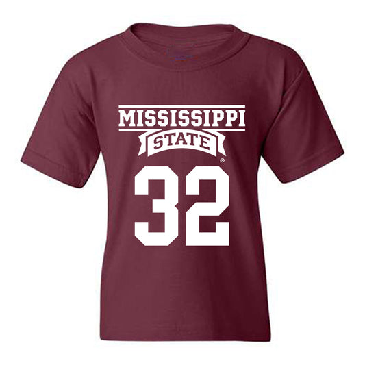 Mississippi State - NCAA Baseball : Peyton Fowler - Classic Shersey Youth T-Shirt-0