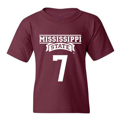 Mississippi State - NCAA Baseball : Reed Stallman - Classic Shersey Youth T-Shirt-0