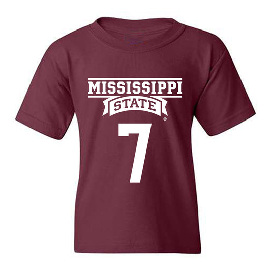 Mississippi State - NCAA Baseball : Reed Stallman - Classic Shersey Youth T-Shirt-0